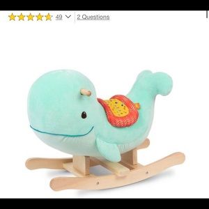 B. toys Wooden Whale Rocker Echo